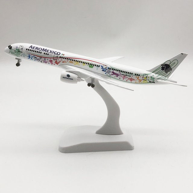 ZOCO Aeromexico 787 B787 Flugzeug Modell, 20 cm Skala, Kunststoff - Bild 1
