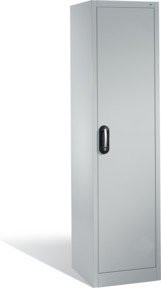 C+P Aktenschrank Acurado mit Drehtür in Lichtgrau, 5 Ordnerhöhen, H: 195 cm, B: 50 cm, T: 50 cm - Bild 1