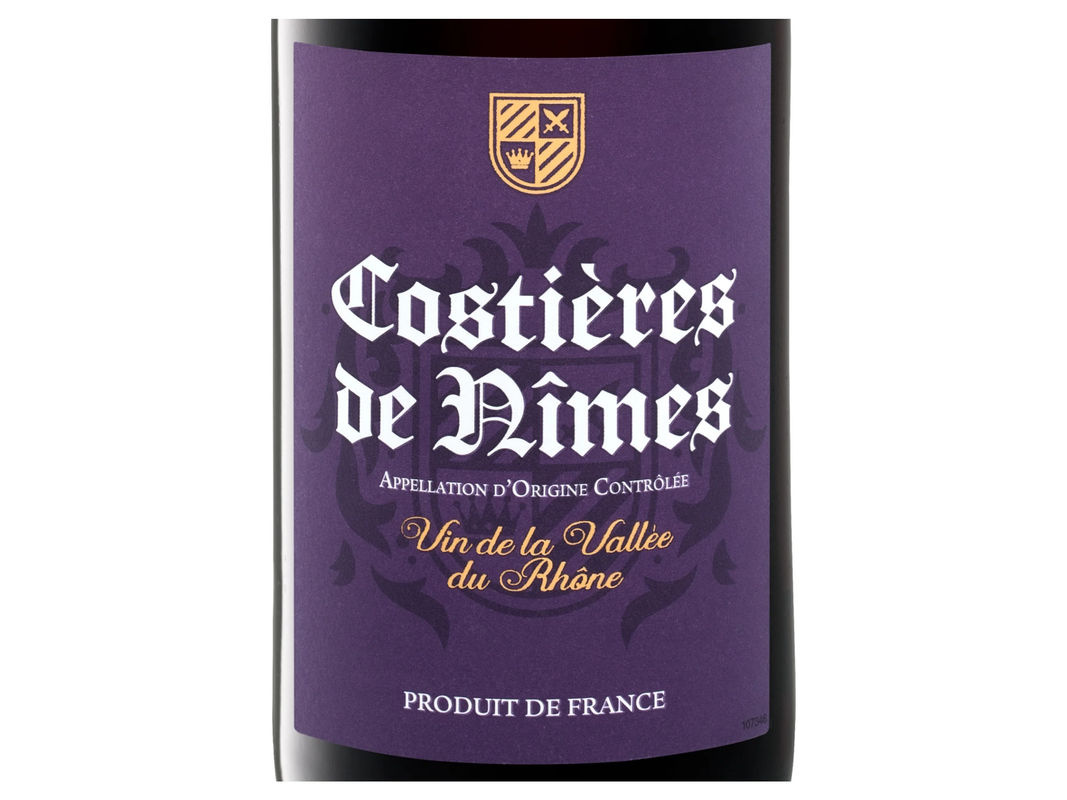 Les Vins du Littoral Costières de Nîmes AOP Rotwein trocken 2023 0,75 l - Bild 2