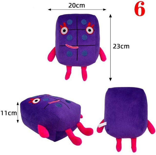 Numberblocks Plüschtiere, Stoffpuppen, Bunt / Mehrfarbig - Bild 1