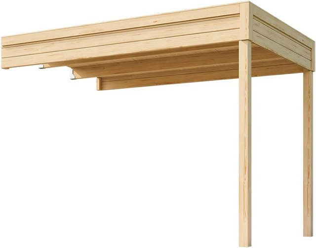 Weka Anbau 2 für Gartenhaus Batu 1 in Natur, B: 300 cm, T: 200 cm - Bild 1