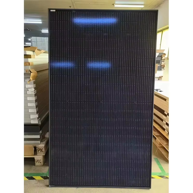 Bifacial Dual Glass Solarpanel PV Module in Schwarz mit 440W 450W 590W Optionen, Breite: 176,2 cm, Höhe: 113,4 cm - Bild 3