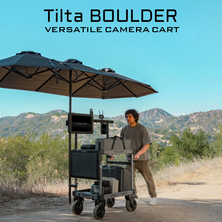 TILTA Boulder Kamera-Wagen in Schwarz für professionelle Monitorhalterungen und Studioaufnahmen - Bild 2