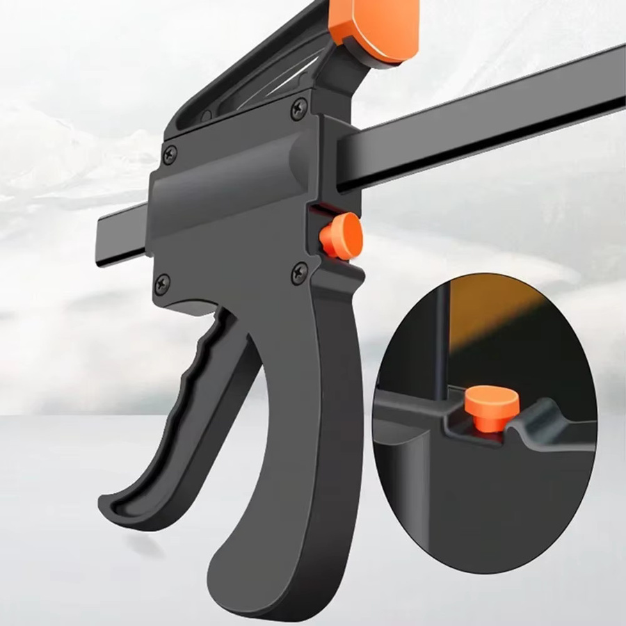 STONEGO F-Clip Schnellspanner aus Nylon für Holzbearbeitung und Metallbefestigung, Breite: 10,2 cm - Bild 5