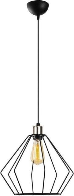 Opviq Pendelleuchte Maden in Schwarz aus Metall mit E27 Fassung, Höhe: 126 cm, Breite: 33 cm, Tiefe: 33 cm - Bild 1