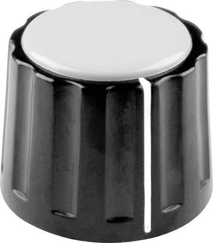 Mentor Drehknopf 332.61 mit Knopfmarkierung Schwarz, Durchmesser: 20 mm, Höhe: 15 mm - Bild 1
