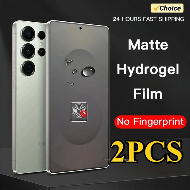 Matte Hydrogelfolie für Samsung Galaxy S25 S24 S23 S22 S21 S20 Ultra Plus FE Edge Transparent - Bild 1
