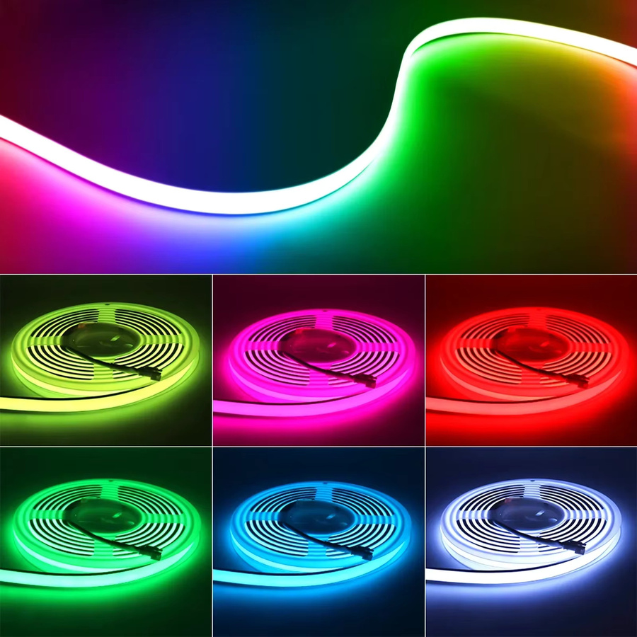 KLA-FCOB RGBIC COB LED Streifen Wasserdicht IP68 Pixel Adressierbar mit WiFi und Bluetooth für Outdoor Dekor, Multicolour, 12V - Bild 3