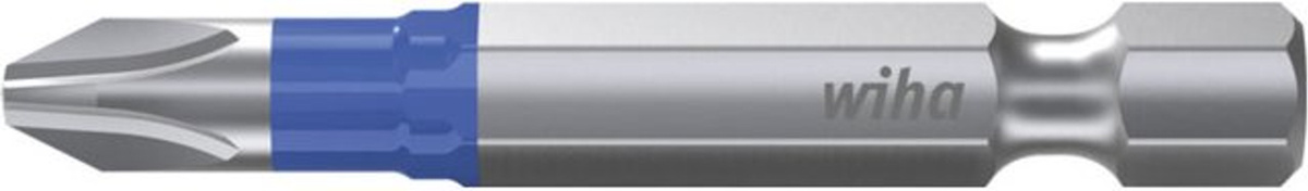 Wiha Bit Set T-Bit 5-tlg. Phillips PH1 1/4 Zoll in Box, Blau/Silber - Bild 2