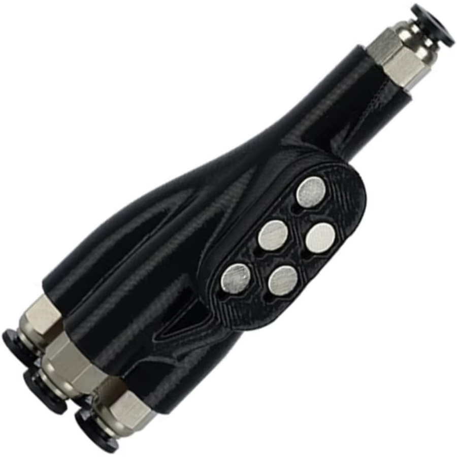Bambu Lab 4-in-1 PTFE-Adapter für AMS-Schlauchanschluss und Filament-Zufuhrrohr, Schwarz - Bild 4