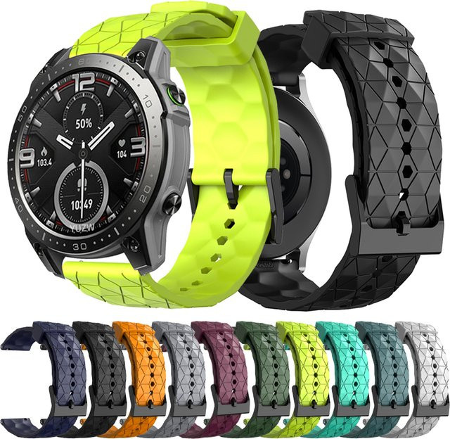 Zeblaze Uhrenarmband Silikon, 22 mm, Schwarz, Unisex - Bild 1