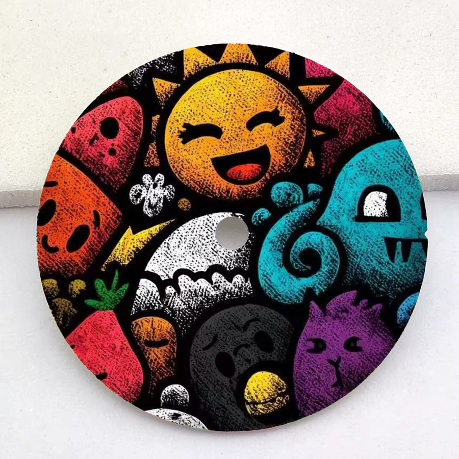 OUMASHI Zifferblatt, Bunt, Verspielt, 28,5 mm, NH35/NH36 Uhrwerk - Bild 1