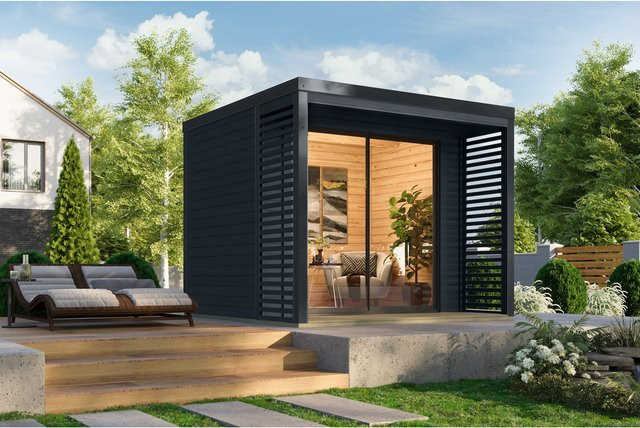 Karibu Gartenhaus Sacramento 38mm Hybrid - Bild 1