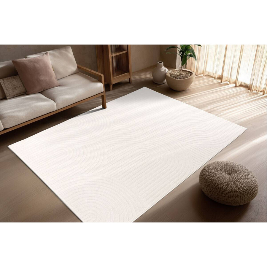 Kayoom Teppich Bandito 325 in Elfenbein und Beige, pflegeleicht und rutschfest, B/L: 160 x 230 cm - Bild 2