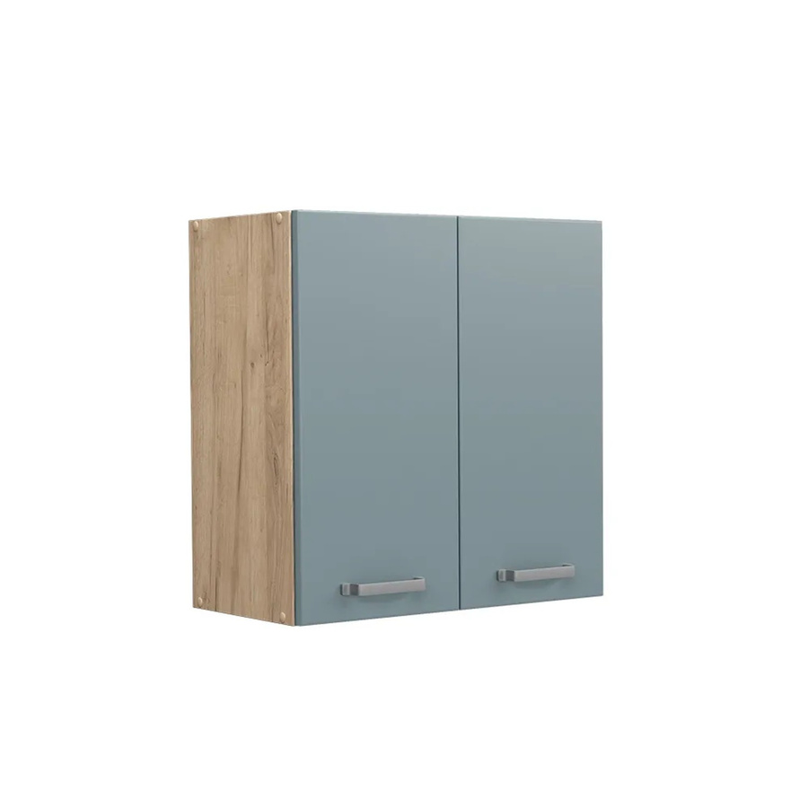 Vicco Hängeschrank R-Line Küchenschrank Eiche Blau Grau B: 60 cm, H: 31 cm, T: 11,82 cm - Bild 2