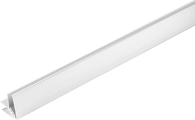 Grosfillex Innen- und Außenwinkelprofil 5 - 8 mm klippbar in Weiß, Länge: 260 cm - Bild 1