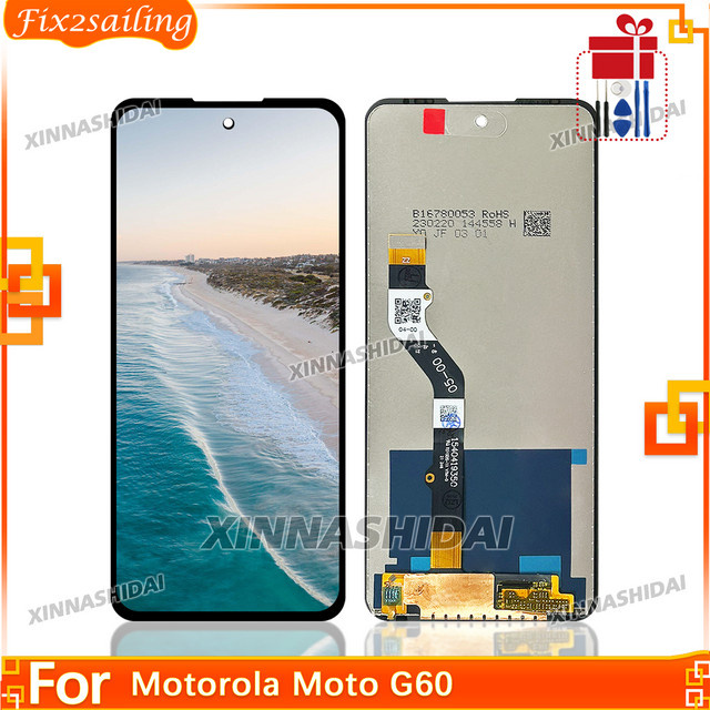 Motorola Moto G60 LCD Display mit Touchscreen Digitizer Ersatzteil ohne Rahmen in Schwarz - Bild 1