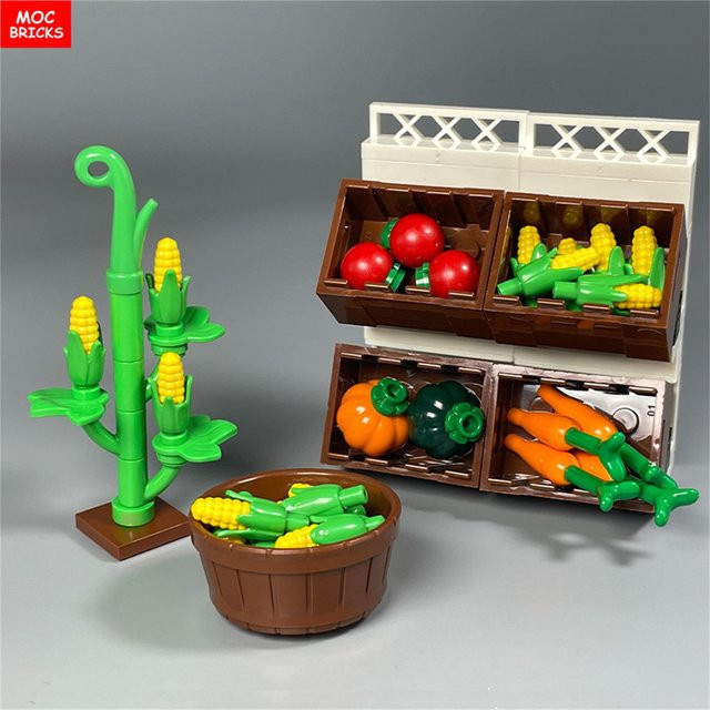 Yiran toy MOC Bausteine Maisernte, Konstruktionsbausteine Zubehör, ab 6 Jahren - Bild 1