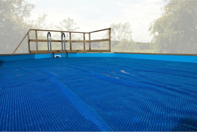 Weka Wärmeplane Solarfolie für rechteckige Pools aus Polyethylen, Blau, Breite: 360 cm - Bild 1