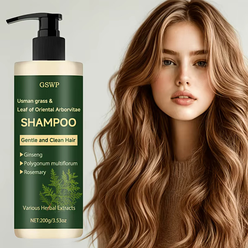 GSWP Usman Grass & Oriental Arborvitae Leaf Shampoo, 200/400 g, für fettiges Haar - Bild 2