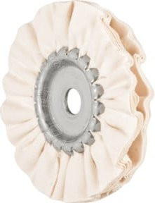 PFERD Tuchring TR Hart Weiß für die Vorpolitur mit Polierpaste, Durchmesser: 80 mm, Bohrung-Ø: 10 mm - Bild 1