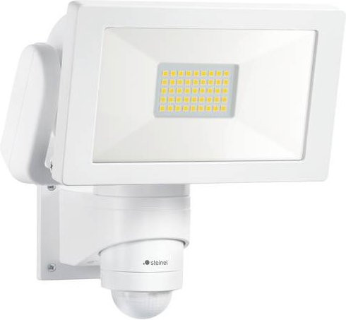 Steinel LS 300 S LED-Außenstrahler in Weiß mit Bewegungsmelder und Dämmerungssensor - Bild 1
