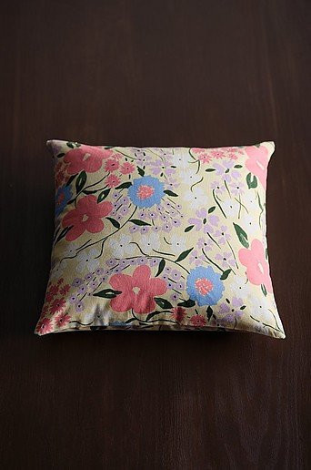 Jotex Kissenbezug SUMMER mit floralem Design in Gelb und Multicolour, B/T: 50 x 50 cm - Bild 1