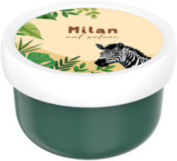 Mepal Fruchtbox Auf Safari in Grün mit Besteck, 300 ml, auslaufsicher und mikrowellengeeignet - Bild 1