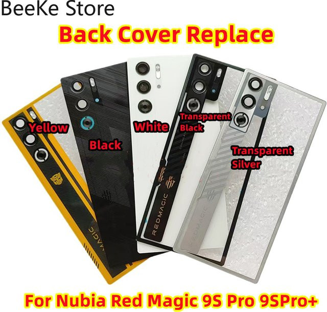 ZTE Nubia Red Magic 9S Pro 9Pro+ Plus 5G Ersatz-Rückseite Glasgehäuse 6,8 Zoll in Schwarz und Multicolour - Bild 1