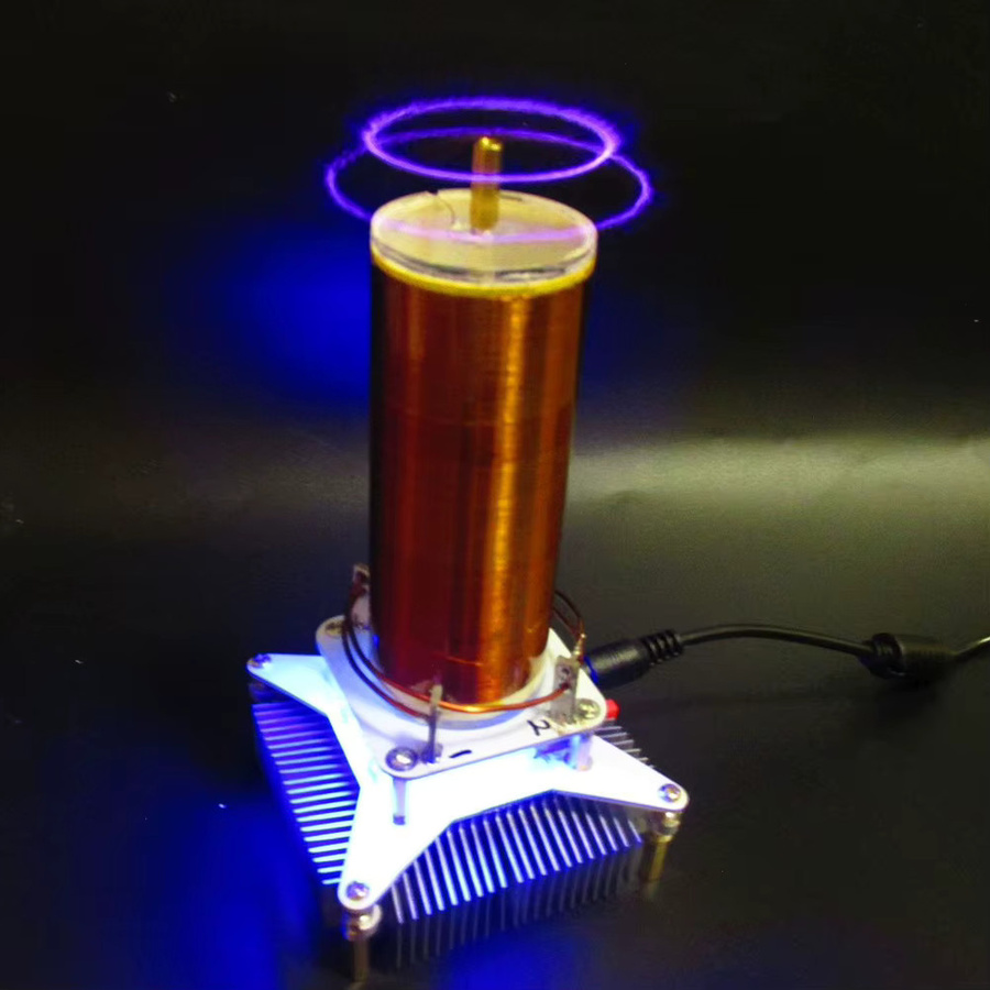 TOOLTOP DIY-Kit Musik für Tesla-Spule mit Bluetooth-Übertragungsmodul und 24V Stromversorgung für Hochspannungsexperimente, Mehrfarbig - Bild 2