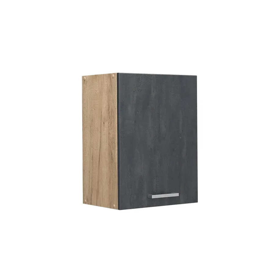 Vicco Hängeschrank R-Line Küchenschrank Schwarz Beton Eiche B: 45 cm, H: 60 cm, T: 31 cm - Bild 2