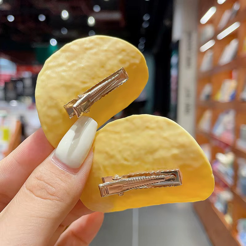 Sommer6 Haarspangen Kartoffelchips, Haarschmuck für Damen - Bild 2
