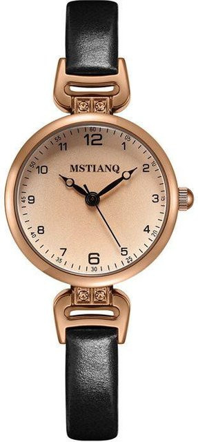 QEC Armbanduhr Quarz, Legierung, Schwarz, Damen - Bild 1