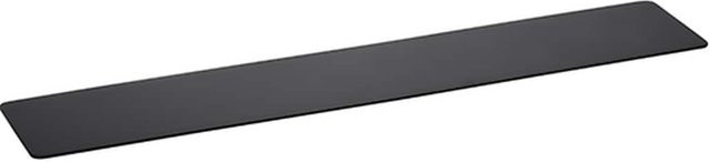 Brillantbad BORGANIC BLACK Ablage aus Edelstahl in Schwarz für Bad und WC, B/H/T: 60 x 11 x 2,2 cm - Bild 1