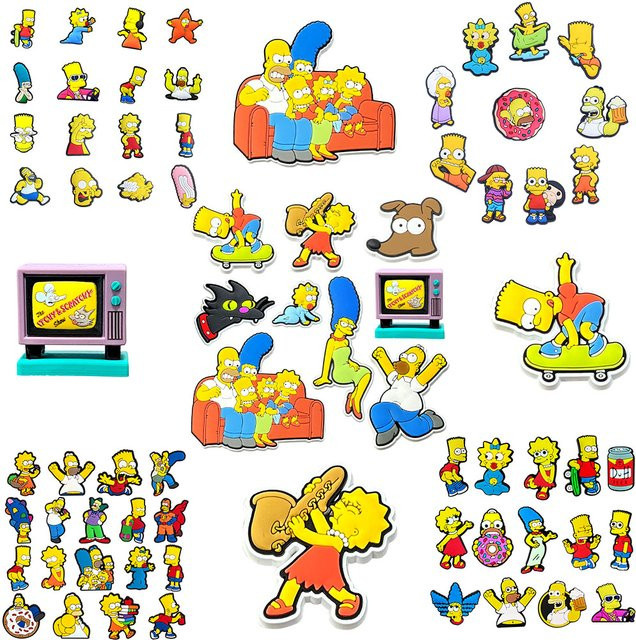 Hot Toys Schuh-Charms, Simpsons, PVC, Unisex - Bild 1