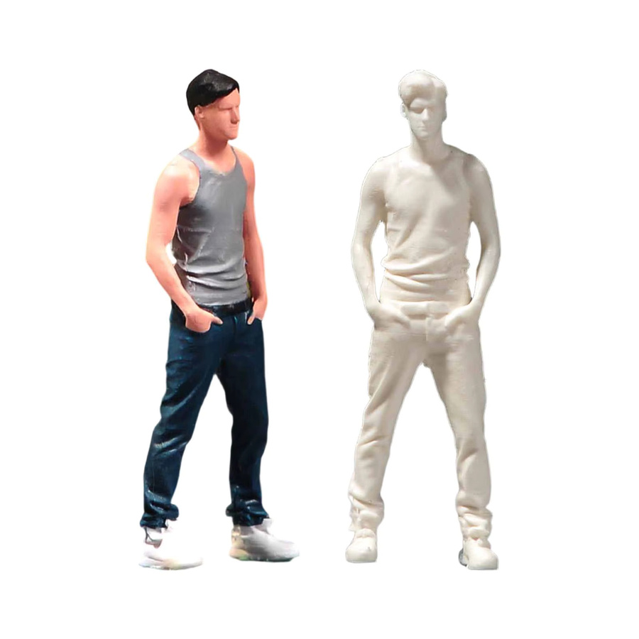 Tooyful Miniatur-Männerfigur, Einzelfigur, Maßstab 1:64, Kunststoff - Bild 2