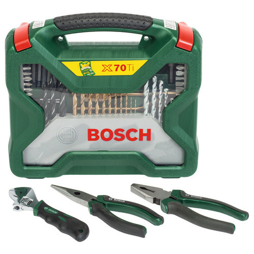 Bosch Zubehörbox X-Line 70-teilig in Grün mit Bohrer, Schraubendreher-Bits und Steckschlüsseln - Bild 3