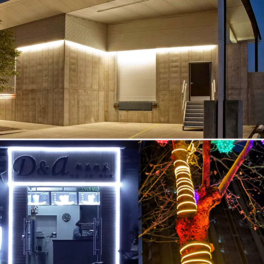 Asign LED-Neonlichtstreifen 360 Rundrohr flexibler Lichtschlauch mit 120 LEDs/m, wasserdicht, Multicolour, Silikon - Bild 6