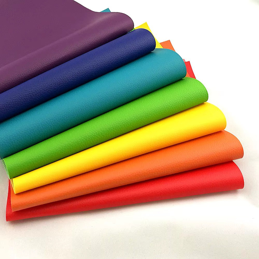 7 Stücke Findohope Litschi PU Leder Stoff in verschiedenen Farben, wasserdichtes DIY Material für Sofa Reparatur, Autositz, Taschen und Kleidung, Format A4 - Bild 2