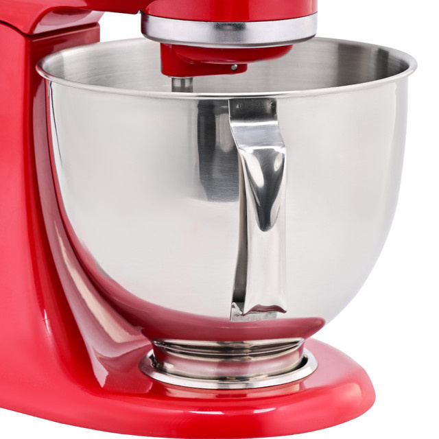 KitchenAid Rührschüssel aus Edelstahl mit Griff für Artisan und Classic Serie, 5 Liter, Silber - Bild 1