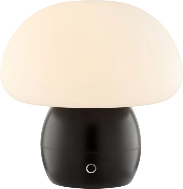 Brilliant LED Tischleuchte Dupos in Schwarz/Weiß mit Touch-Funktion und dimmbarer Warmweiß-Beleuchtung, Höhe: 22 cm - Bild 1
