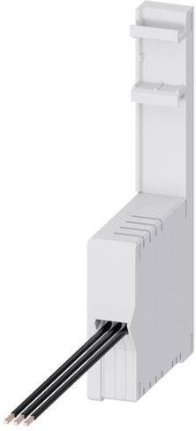 Siemens Sammelschienensystem 8US2, Adapter 3-polig, 16 A, mit Sicherungshalter, Weiß - Bild 1