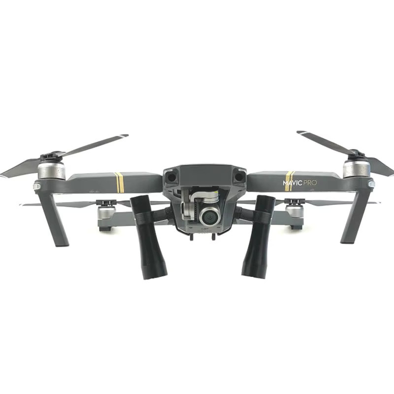DJI Nachtfluglicht Set mit verstellbarem Winkel für Mavic Pro 1, Beleuchtungslampe und Taschenlampe, Schwarz - Bild 3