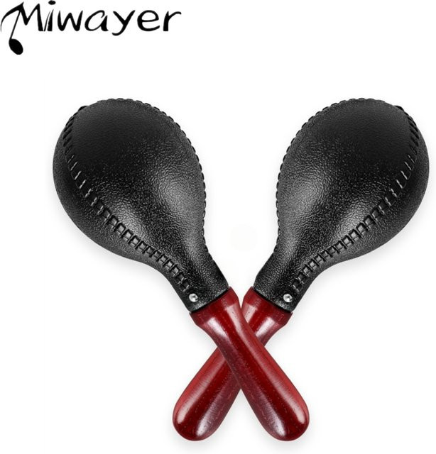 Miwayer Maracas Shaker Rasseln Sandhammer, Schlaginstrument, Musikspielzeug - Bild 1