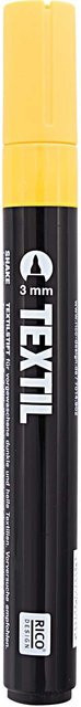 Rico Design Textilmarker für dunkle Stoffe in Gelb - Bild 1