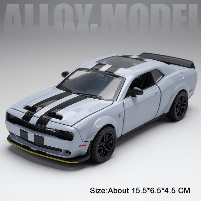 Linyi toy car Hellcat Charger Sportwagen Modell, 1:32, mit Licht und Sound, ab 14 Jahren - Bild 1
