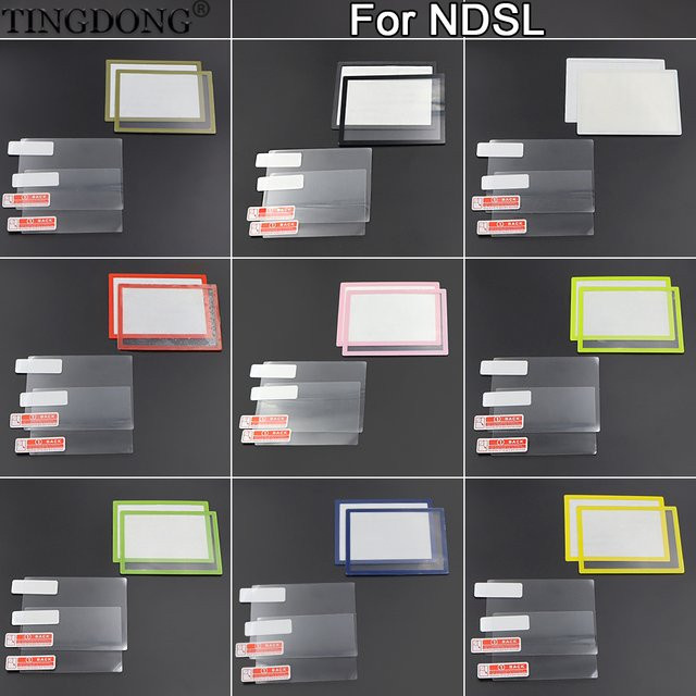 TingDong LCD-Bildschirm Linsenschutz Ersatzteil für DSL NDSL in Grün oder Transparent - Bild 1