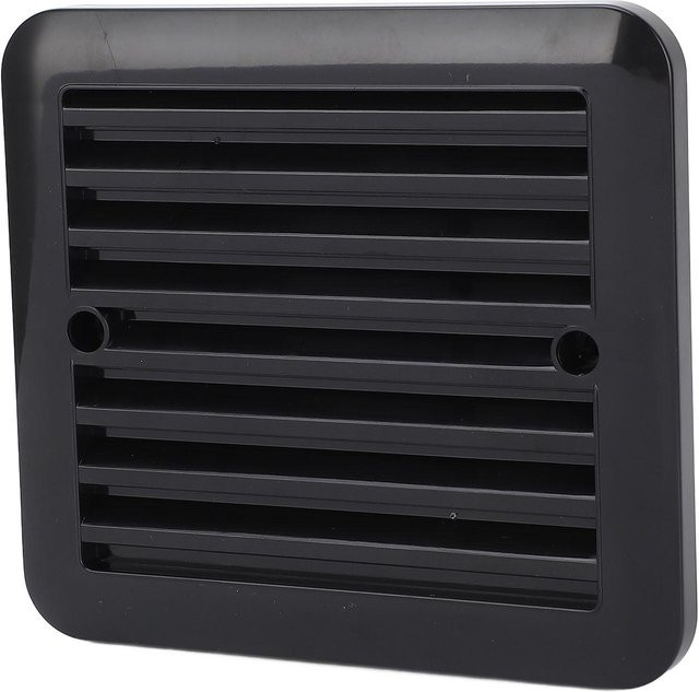 KaiSai Wohnmobil Seitenlüftungsgitter für Yacht Badezimmer und Küche, Farbe: Schwarz, B/H: 140 x 130 mm - Bild 1