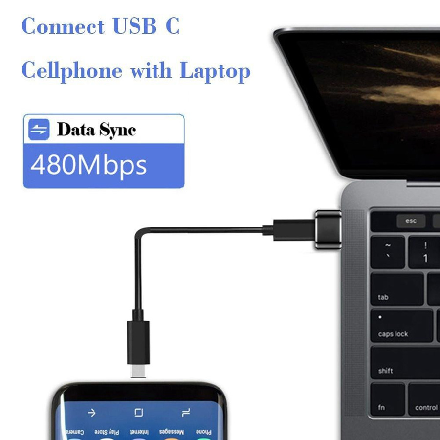 GoolRC USB-C auf USB-A Adapter Converter Schwarz - Bild 2