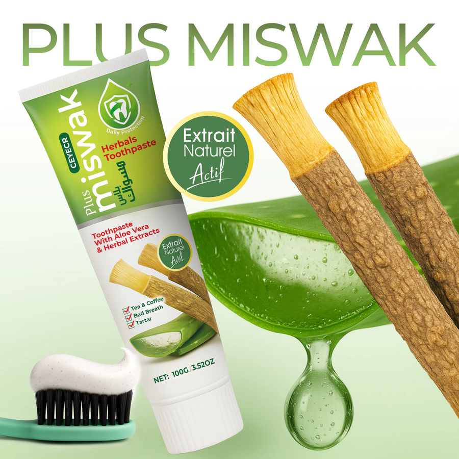 Ceyecr Miswak Herbal Zahnpasta, 100g, Unisex - Bild 3